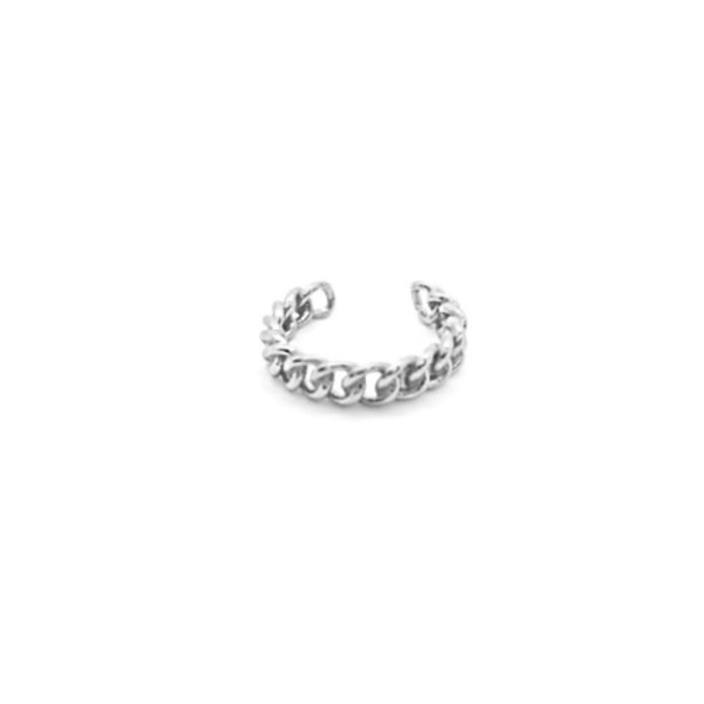 NWT Gertrude Curb Ear Cuffs - Sterling Silver